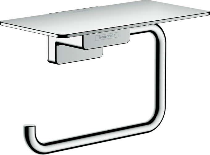 Porte-papier AddStoris avec tablette, sans couvercle, chromé