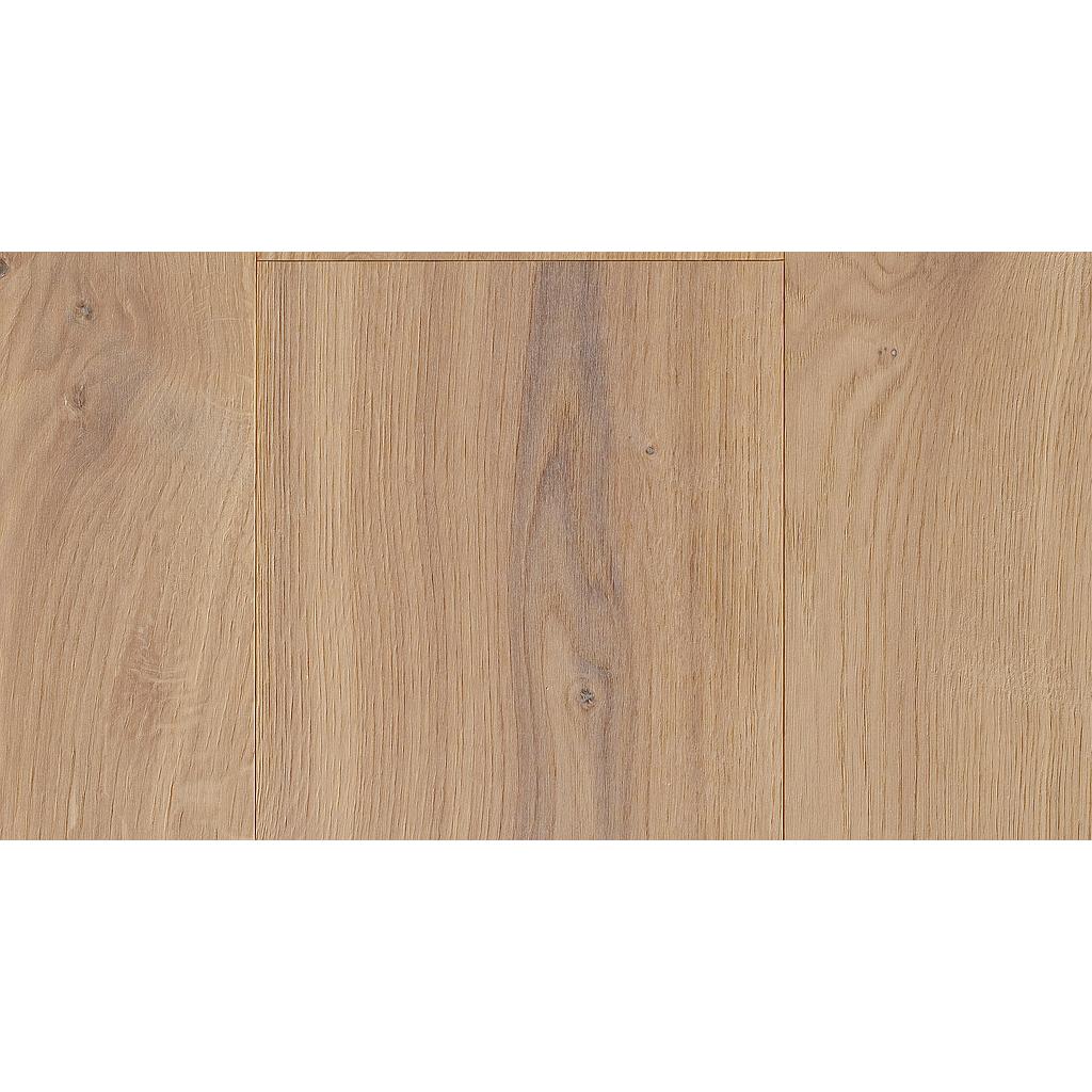 Parquet 3plis 3060 Rustique - chêne brossé Huil.nat.blc pl 1 frise monol.mini-chf- 2200x185x13 - 3.663m2/cart. - 117.216m2/pal. - 8kg/m2