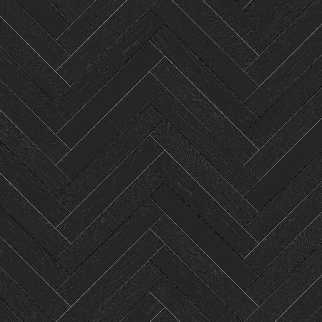 Parquet 3plis Trendtime 3 (pose à bâton rompu) Living- chêne noir verni mat 1 frise monol.mini-chf- 570x95x10.5 - 1.083m2/cart. - 38.988m2/pal. - 5kg/m2
