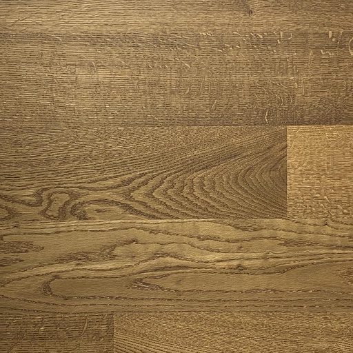 [1411C0266] Parquet 2-Plis XL Trend - Chêne fumé à cœur aspect teak vernis incolore 1-frise - Couche d'usure : env. 4mm - 1480x138x10 - 2,86m2/cart. - 102,96m2/pal. - 8kg/m2 