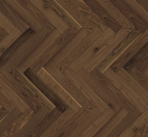 [1411C0278] Parquet 3plis Trendtime 3 (pose à bâton rompu) Living- noyer verni mat 1 frise monol.mini-chf- 570x95x10.5 - 1.083m2/cart. - 38.988m2/pal. - 5 kg/m2