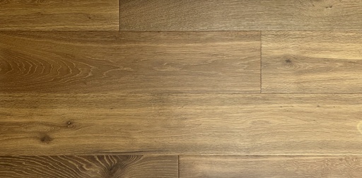 [1411S0250] Parquet rainé-crêté 3 plis Edition RUSTIQUE 1050 - Chêne brossé, huilé - couleur BELLAVISTA - couche d'usure 3.8 mm - 2200 x 230 x 15 - 2.688m2/cart. - 94.08m2/pal. - 7.5kg/m2