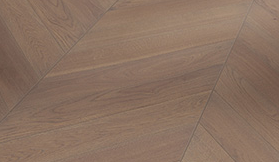 [1411C0287] Parquet 3plis Trendtime 10 Chevron 45° (point de Hongrie) - Natur- chêne Terra vernis mat - 1 frise monol.mini-chf-610x90x15mm-CU: 3.5mm - raine-crêté - 0.878 m2/cart. - 42.163m2/palette - 8.69 kg/m2
