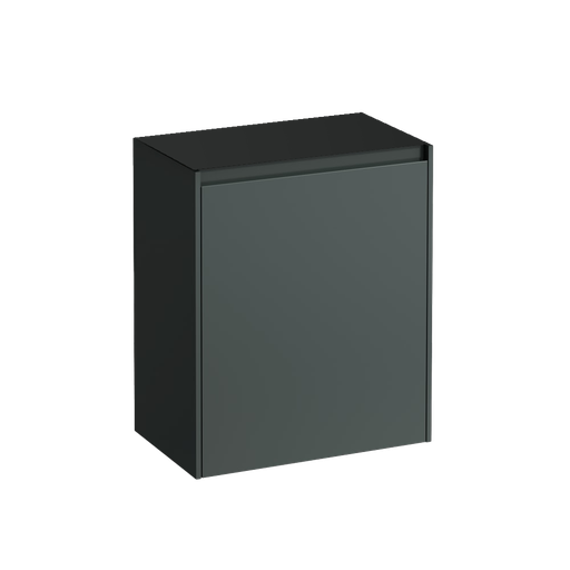 [1616C4303] Élément inférieur LANI pour lavabos KARTELL®,  435 x 270 x 515 mm, armoire de tablette, 1 porte charnière à droite pour lave-mains H815334, H815335 - 266 Gris traffic