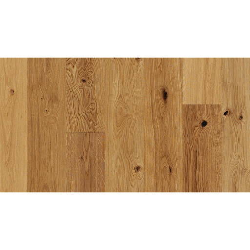 [1411C0128] Parquet 3plis 3060 Rustique- chêne huilé nat. plus Texture douce monol.mini-chf- 2200x185x13 - 3.663m2/cart. - 117.216m2/pal. - 8kg/m2