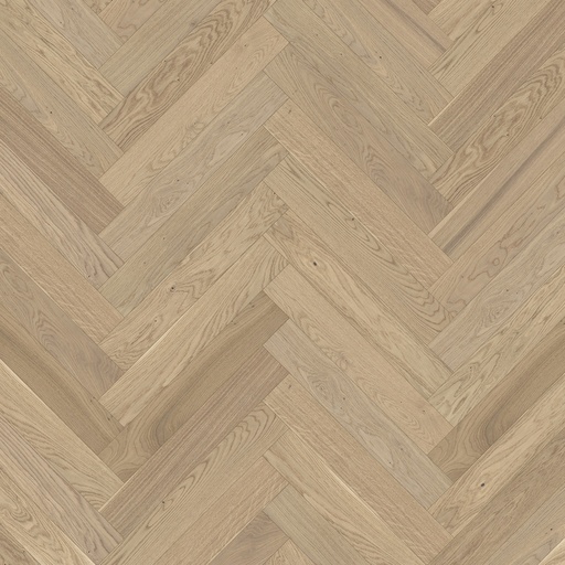 [1411C0173] Parquet 3plis Trendtime 3 (pose à bâton rompu) Living- chêne cream verni mat 1 frise monol.mini-chf- 570x95x10.5 - 1.083m2/cart. - 38.988m2/pal. - 5kg/m2
