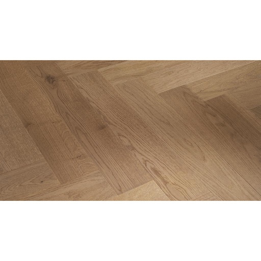 [1411C0177] Parquet 3plis Trendtime 3 (pose à bâton rompu) Living- chêne nougat verni mat 1 frise monol.mini-chf- 570x95x10.5 - 1.083m2/cart. - 38.988m2/pal. - 5kg/m2